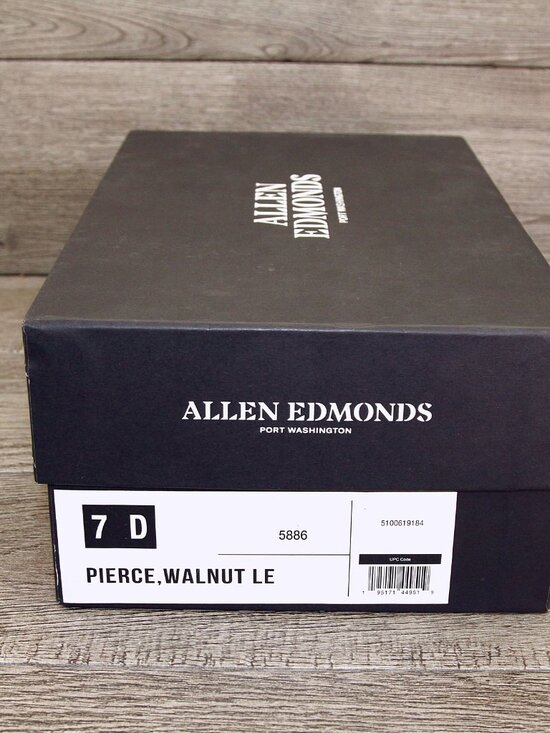 * NIB * $450 Allen Edmonds PIERCE Monkstrap 7 D Walnut * add $15 new Trees main image 4